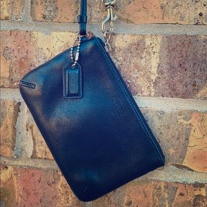 Coach signature edition wrist wallet